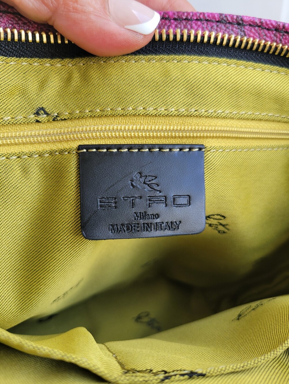ETRO Mini Essential Bag in Coated Canvas with Paisley Jacquard - Picture 10 of 10